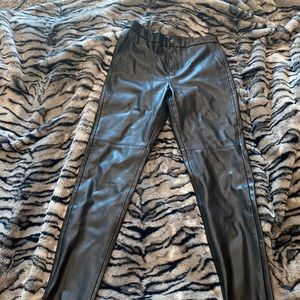 Zara faux leather pants